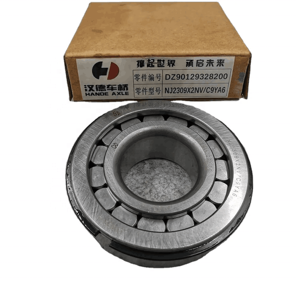 Shacman Hande HD469 የኋላ አክሰል ድራይቭ Bevel Gear የኋላ ተሸካሚ DZ9003323010 6312N NJ2309X2NV/C9YA6