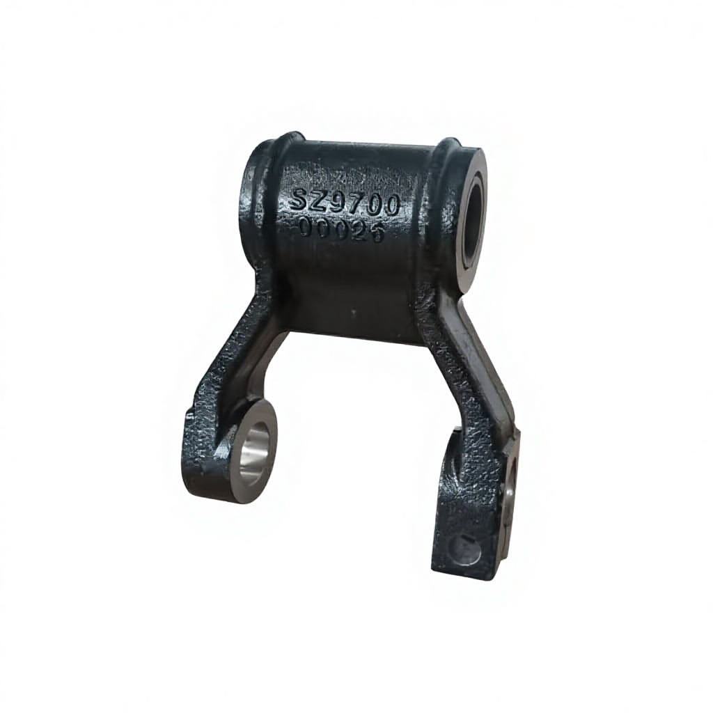 Shacman X3000 የፊት ስፕሪንግ Shackle ቅንፍ ስብሰባ SZ970000026